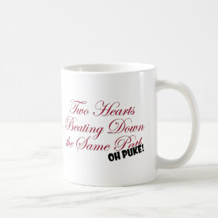 Caneca De Café Dois Corações