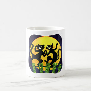 Caneca De Café Dois Gatos Pretos