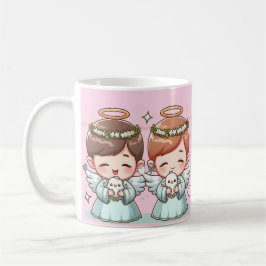 Caneca De Café Dois guardiões celestiais