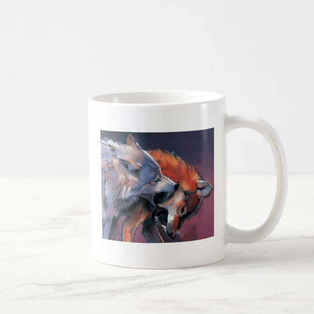 Caneca De Café Dois lobos (Direita)