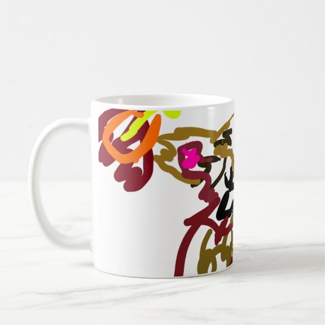 Caneca De Café Dois lobos Outono (Esquerda)