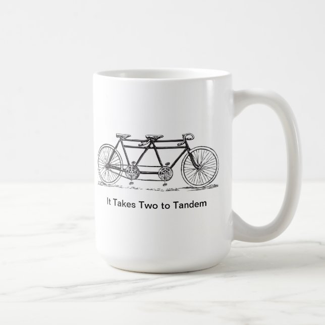 Caneca De Café Dois para Tandem (Direita)