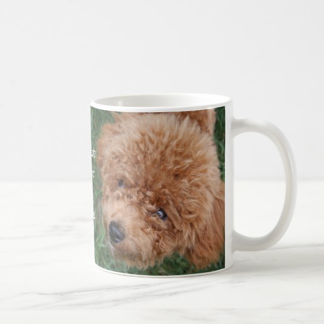Caneca De Café Dois Poodles (Direita)