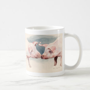 Caneca De Café Dois pouco Piggies 2012