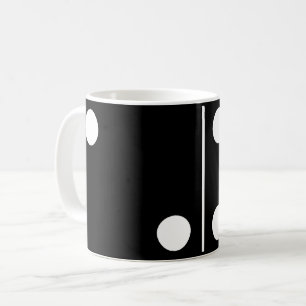 Caneca De Café Dois Seis Black Domino Mug