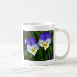 Caneca De Café Dois violões azuis agudos