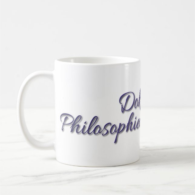 Caneca De Café Doktor der Philosophiewissenschaften (Esquerda)