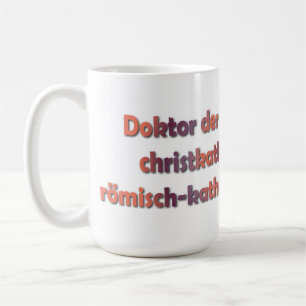 Caneca De Café Doktor der Theologie