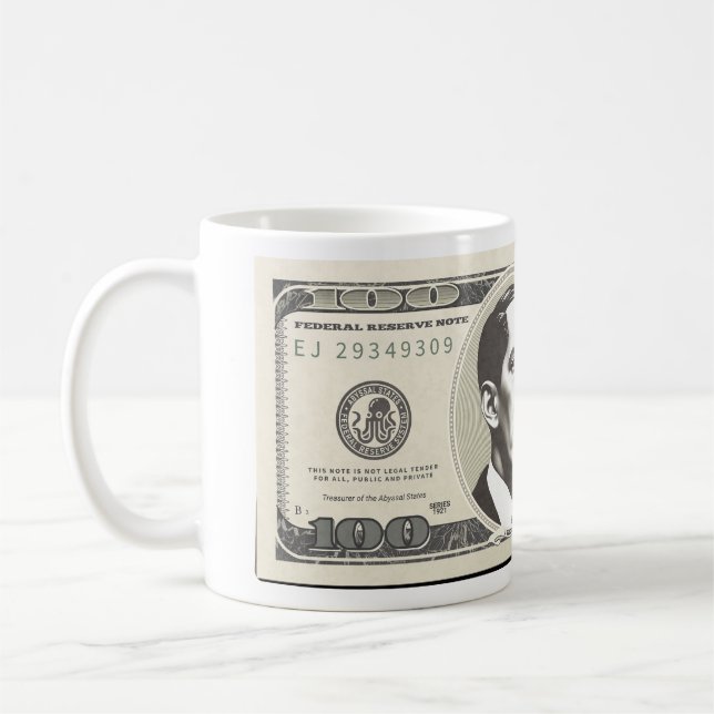 Caneca De Café Dólar de Lovecraft (Esquerda)