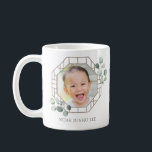 Caneca De Café Doljanchi Coreano Primeiro Aniversário Personaliza<br><div class="desc">Doljanchi Coreano,  primeira caneca de manutenção de aniversário com fotos e nome personalizados</div>