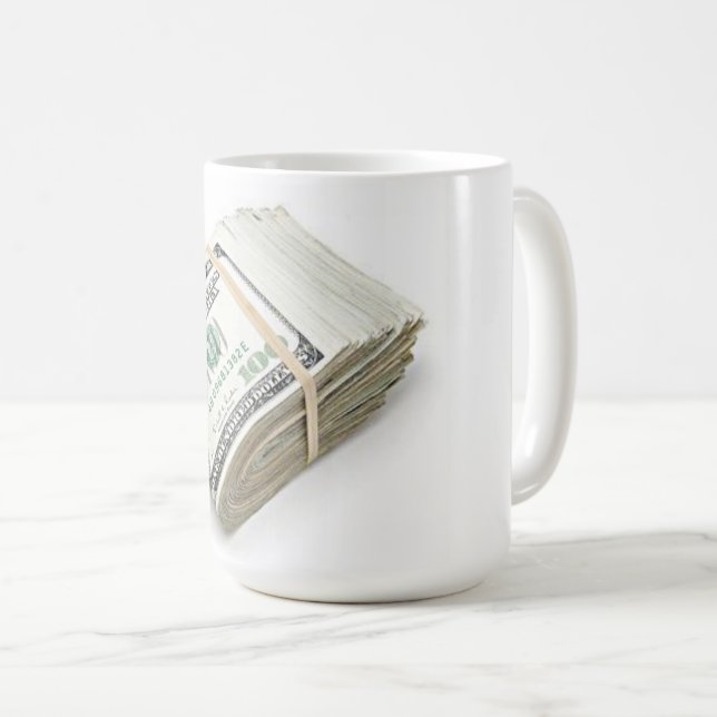 Caneca De Café Dollars (Frente Esquerda)