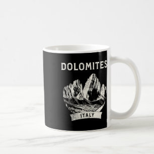 Caneca De Café Dolomitas Montanha Itália Caminhada Escalada