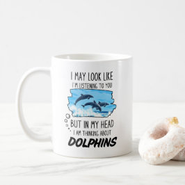 Caneca De Café Dolphin Lover Mug Engraçado