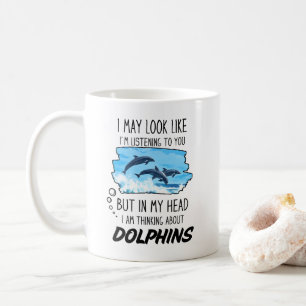 Caneca De Café Dolphin Lover Mug Engraçado