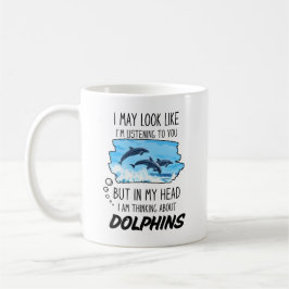 Caneca De Café Dolphin Lover Mug Engraçado