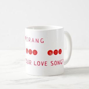 Caneca De Café Dom presente inspirado em K-pop Qual é a sua músic