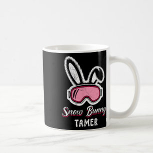 Caneca De Café Domador de Coelho de Neve Engraçado de Esqui Apres