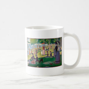 Caneca De Café Domingo na pintura de La Grande Jatte Seurat