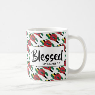 Caneca De Café DOMINICA Bendou Escrituras Cristãs de Ephesianos