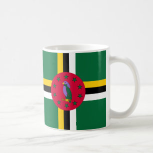 Caneca De Café Dominica Flag Cerâmica Mug