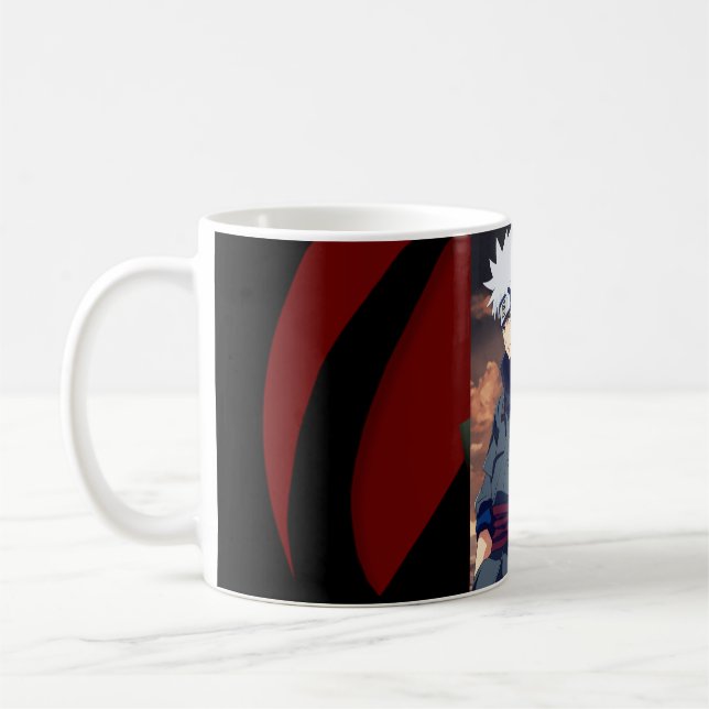 Caneca De Café Domínio Místico: Kakashi Hatake Mug - Sip com Ni (Esquerda)