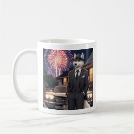 Caneca De Café Don Lupo Canino "4 de Julho"