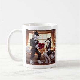 Caneca De Café Don Lupo Canino "Valentines" 
