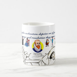 Caneca De Café DON QUIXOTE & AMIGOS (400 anos)