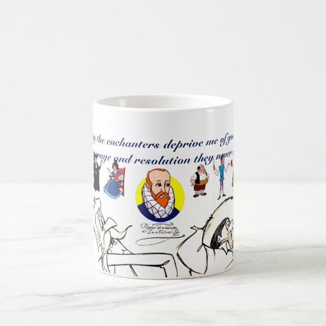 Caneca De Café DON QUIXOTE & AMIGOS (400 anos) (Centro)