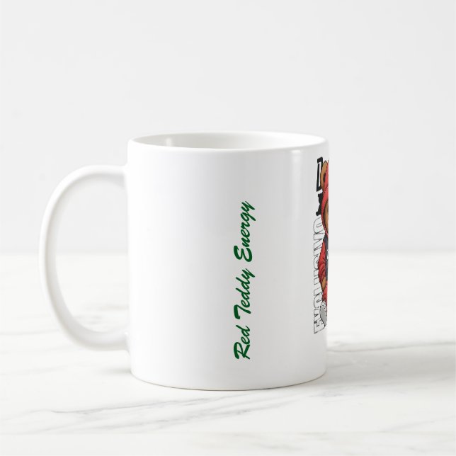 Caneca De Café Don Vitone – Urso Vitotone King Vermelho – El Verm (Esquerda)