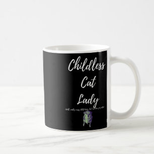 Caneca De Café Dona de Gato sem Filhos 