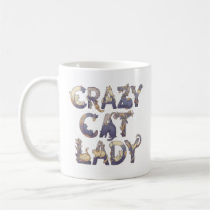 Caneca De Café Dona dos Gatos Maluca