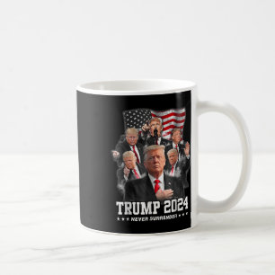 Caneca De Café Donald J Trump 2024 Nunca Rende 1