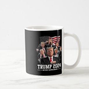 Caneca De Café Donald J Trump 2024 Nunca Renderize