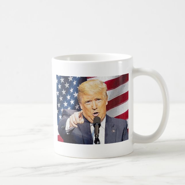 Caneca De Café Donald Trump (Direita)