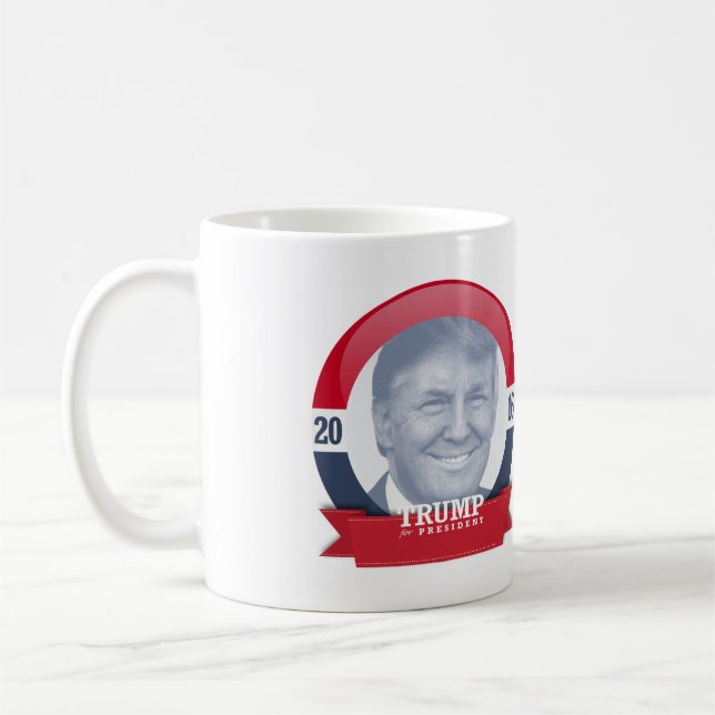 Caneca De Café Donald Trump 2016 (Esquerda)