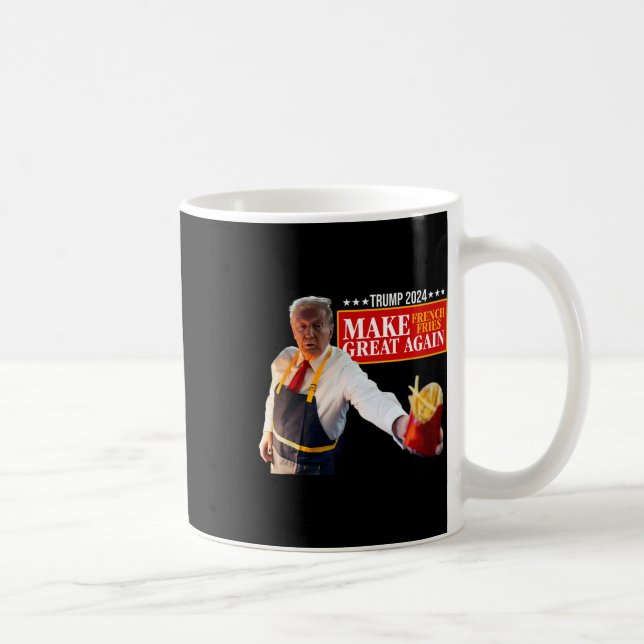 Caneca De Café Donald Trump 2024 Batata Frita - Faça Batatas Frit (Direita)