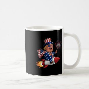 Caneca De Café Donald Trump 2024 Happy 4 De Julho Trump American