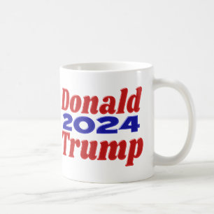 Caneca De Café Donald Trump 2024 metade
