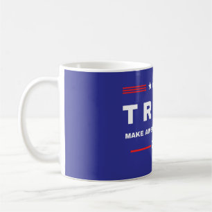 Caneca De Café Donald Trump 2024 Retire Novamente a América