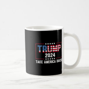 Caneca De Café Donald Trump 2024 Retrai A América De Volta