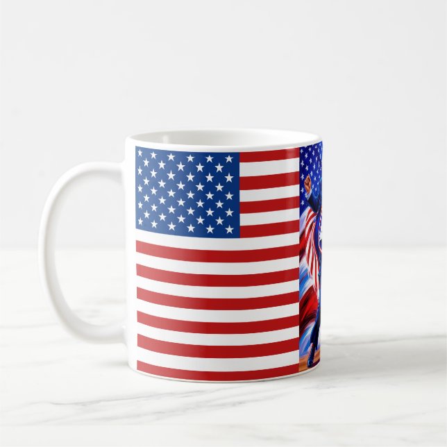 Caneca De Café Donald Trump 2024 Vencedor Presidencial 47 (Esquerda)