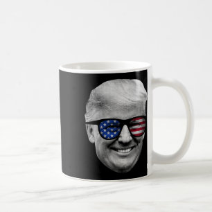Caneca De Café Donald Trump American Flag 4 De Julho