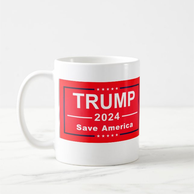 Caneca De Café Donald Trump café caneca MUG MAGA (Esquerda)