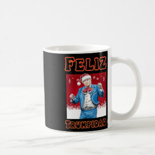 Caneca De Café Donald Trump Christmas Feliz Trumpidad