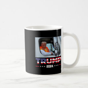 Caneca De Café Donald Trump Corre No Caminhão De Lixo 1