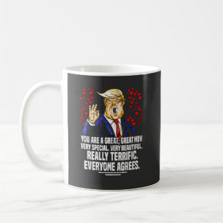 Caneca De Café Donald Trump Dia de as mães T shirt, Presente Para