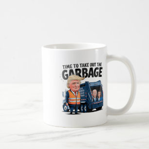 Caneca De Café Donald Trump Dirige No Caminhão De Lixo, Gar Uni-A