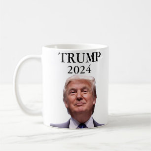 Caneca De Café Donald Trump Foto Presidente 2024 Decal