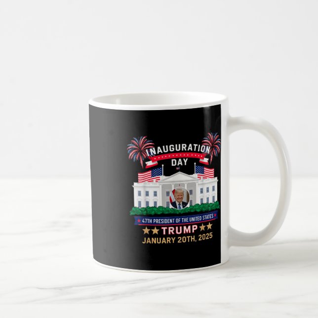 Caneca De Café Donald Trump Inauguration Day 2025 47th Presidente (Direita)